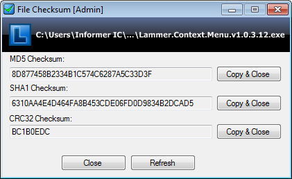 Lammer Context Menu - Screenshot #4