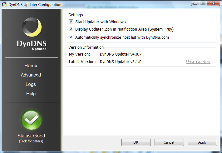 dyn updater for windows 10