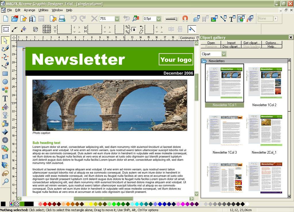 MAGIX Xtreme Photo & Graphic Designer - Screenshot #5