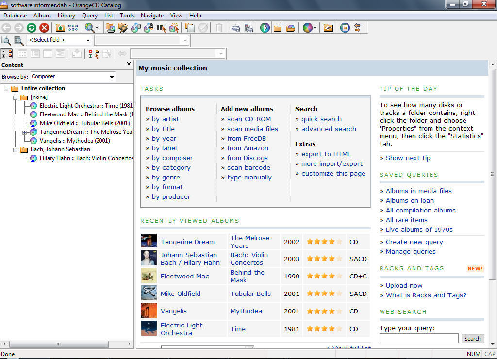 OrangeCD Suite - Screenshot #3