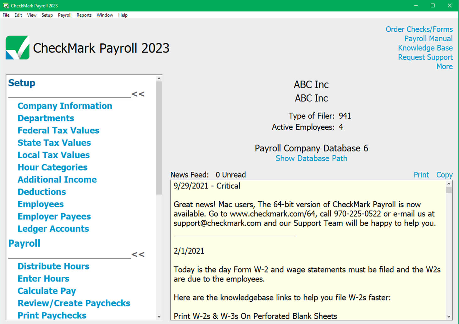 CheckMark Payroll latest version - Get best Windows software