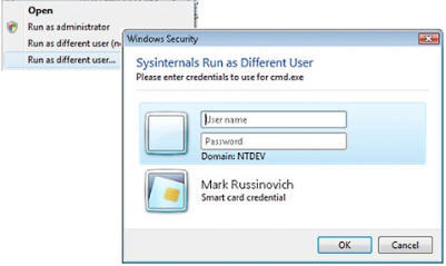 ShellRunAs - Screenshot #1