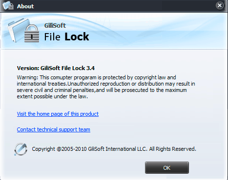 GiliSoft File Lock - Screenshot #10
