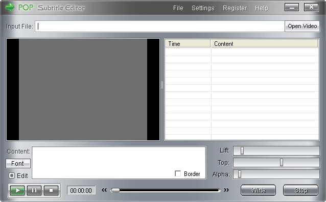 POP Subtitle Editor - Screenshot #3