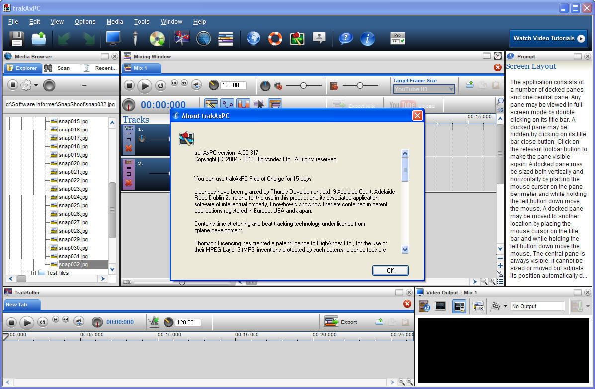trakAxPC - Screenshot #3