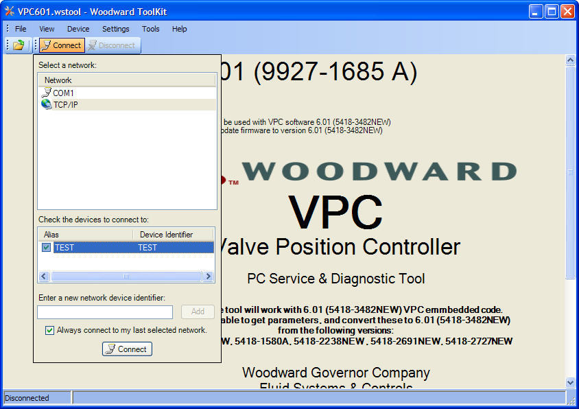 Vpc Tools Woodward VPC® Service Tool download for free - SoftDeluxe