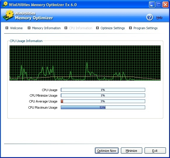 WinUtilities Free Memory Optimizer - Screenshot #3