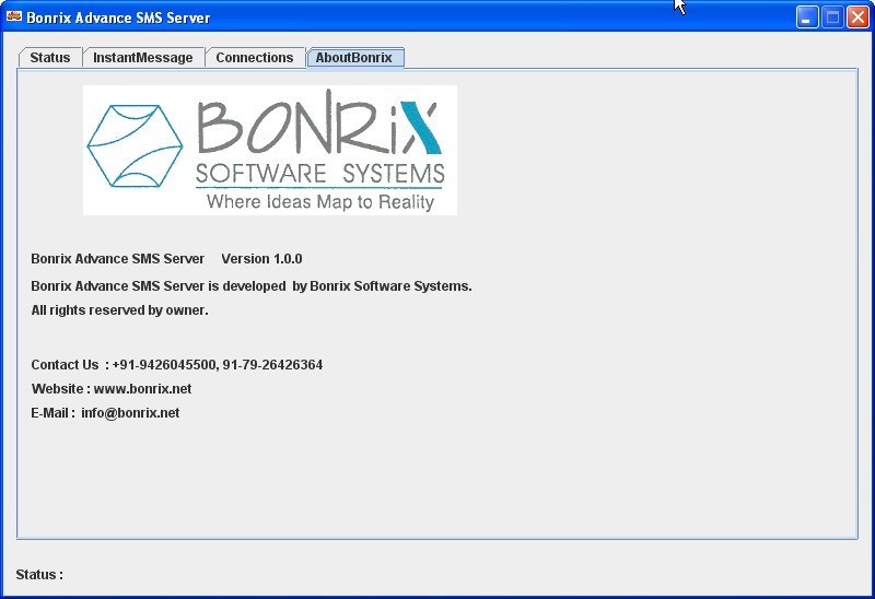 Bonrix Advance SMS Server - Screenshot #1