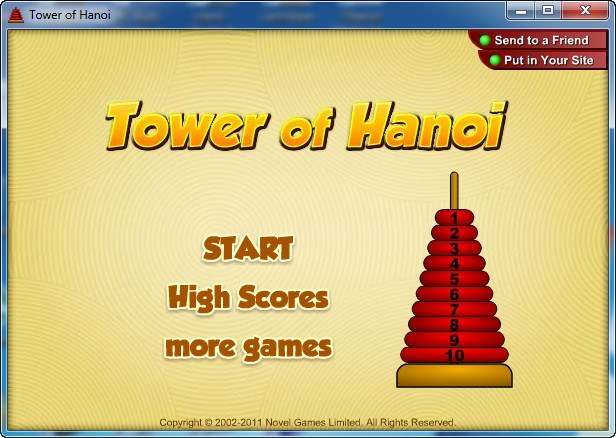 Tower of Hanoi - Screenshot #3