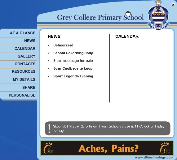 Grey College Primary School Bloemfontein - Screenshot #1