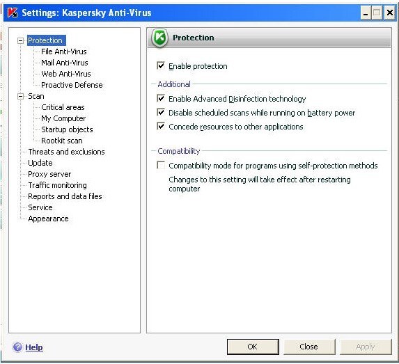 Kaspersky Anti-Virus - Screenshot #12