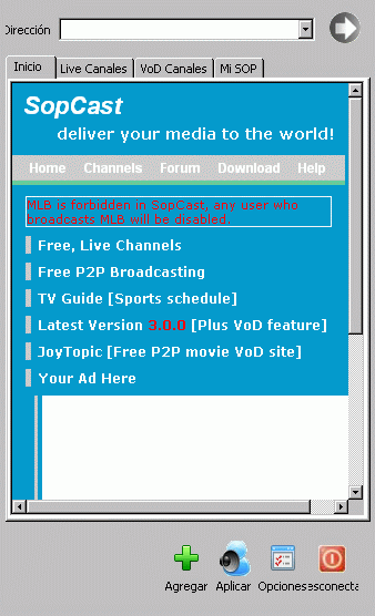 SopCast - Screenshot #18