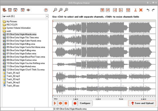 AVS Ringtone Maker - Screenshot #3