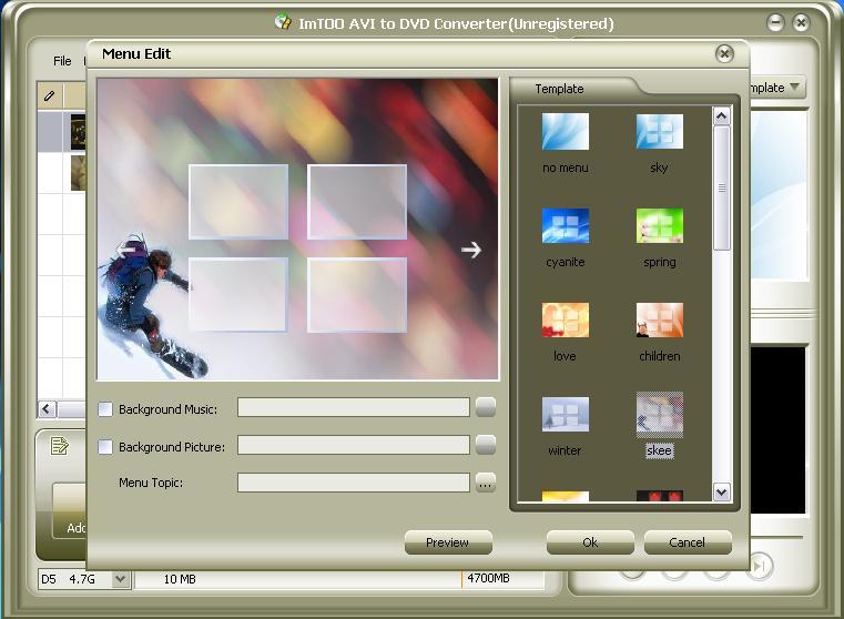 ImTOO AVI to DVD Converter - Screenshot #9