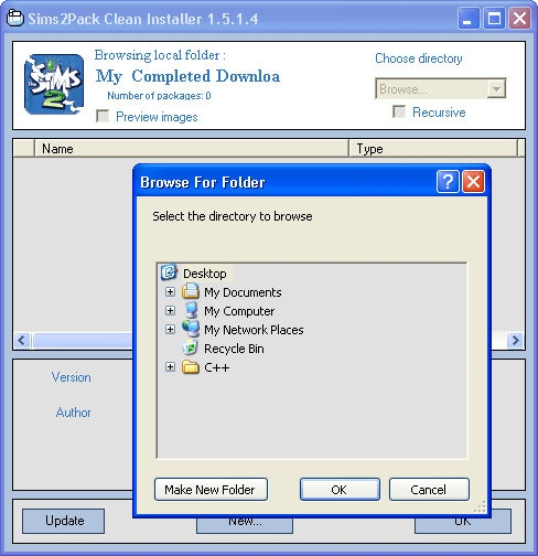 Clean 2. Sims2pack clean installer. SIMS 2 package installer.