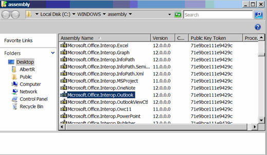 Microsoft office 2010 primary interop assemblies что это