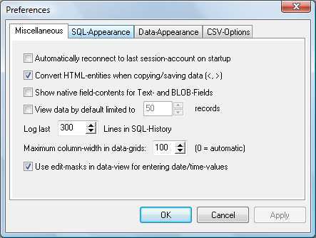 MySQL-Front - Screenshot #8