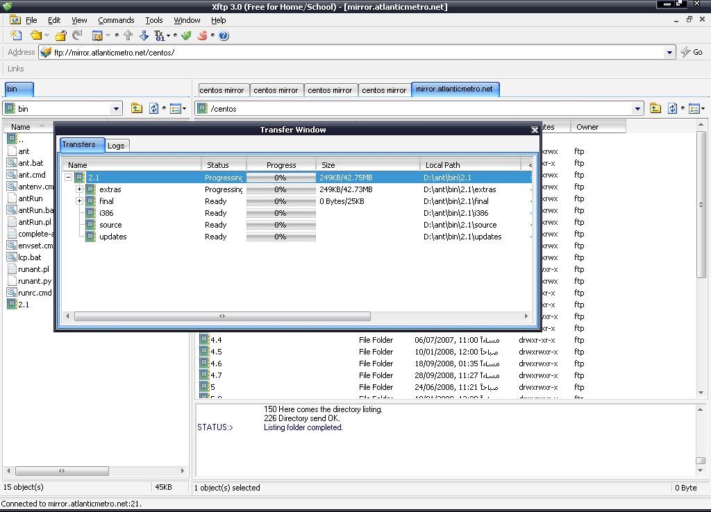 Xftp - Screenshot #4