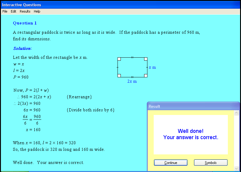 Year 9 Interactive Maths (Second Edition) - School Desktop Program - Screenshot #1