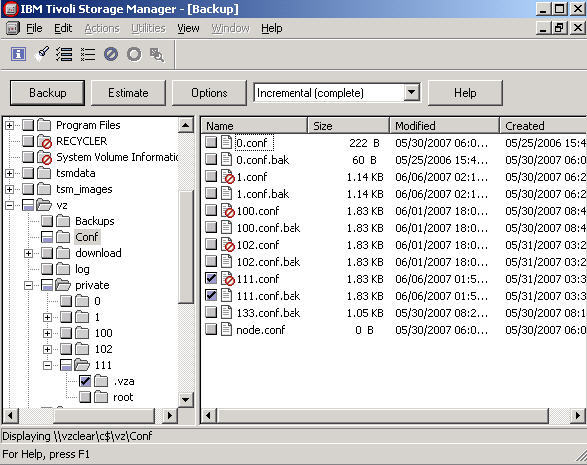 IBM Tivoli Storage Manager FastBack for Workstations - Screenshot #2