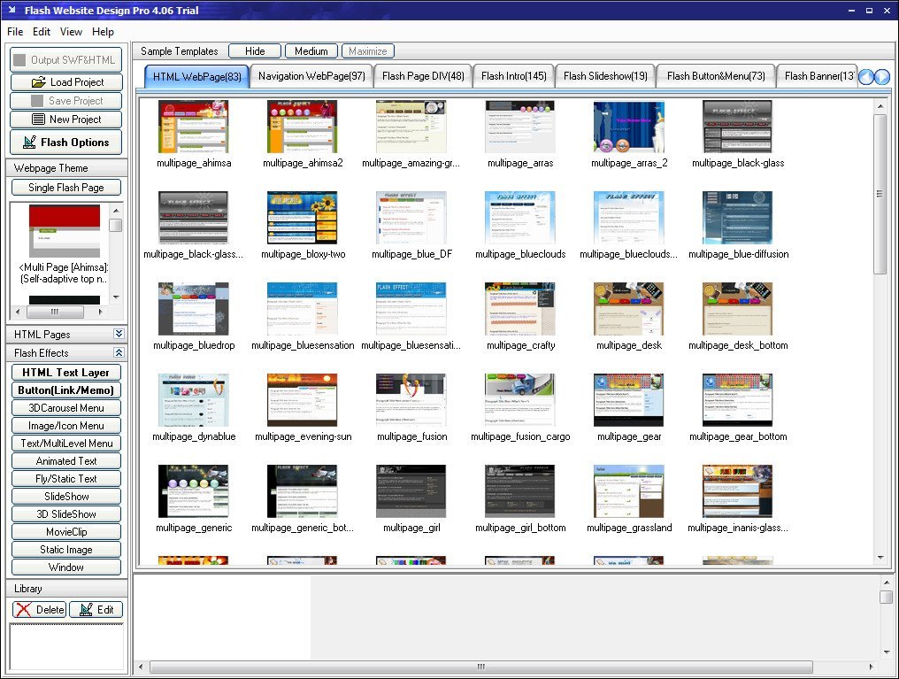 Flash Website Design - Screenshot #6