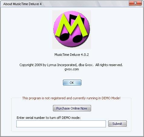 MusicTime Deluxe - Screenshot #1