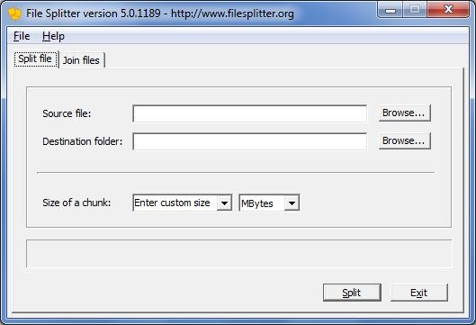 Free File Splitter - Screenshot #1