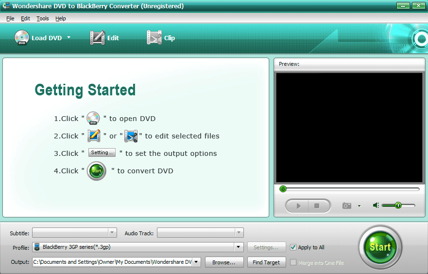 Wondershare DVD to BlackBerry Converter latest version Get best