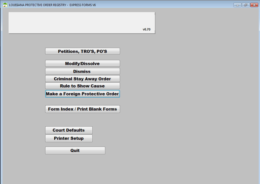 LPOR Forms Express 6 - Screenshot #1