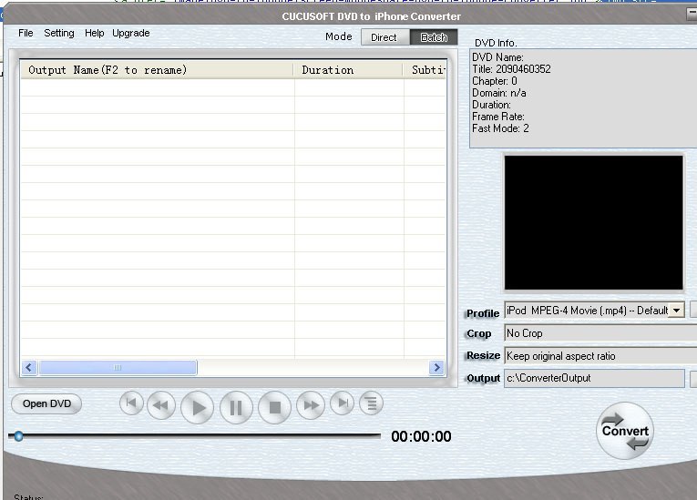 Cucusoft DVD to iPhone Converter - Screenshot #3