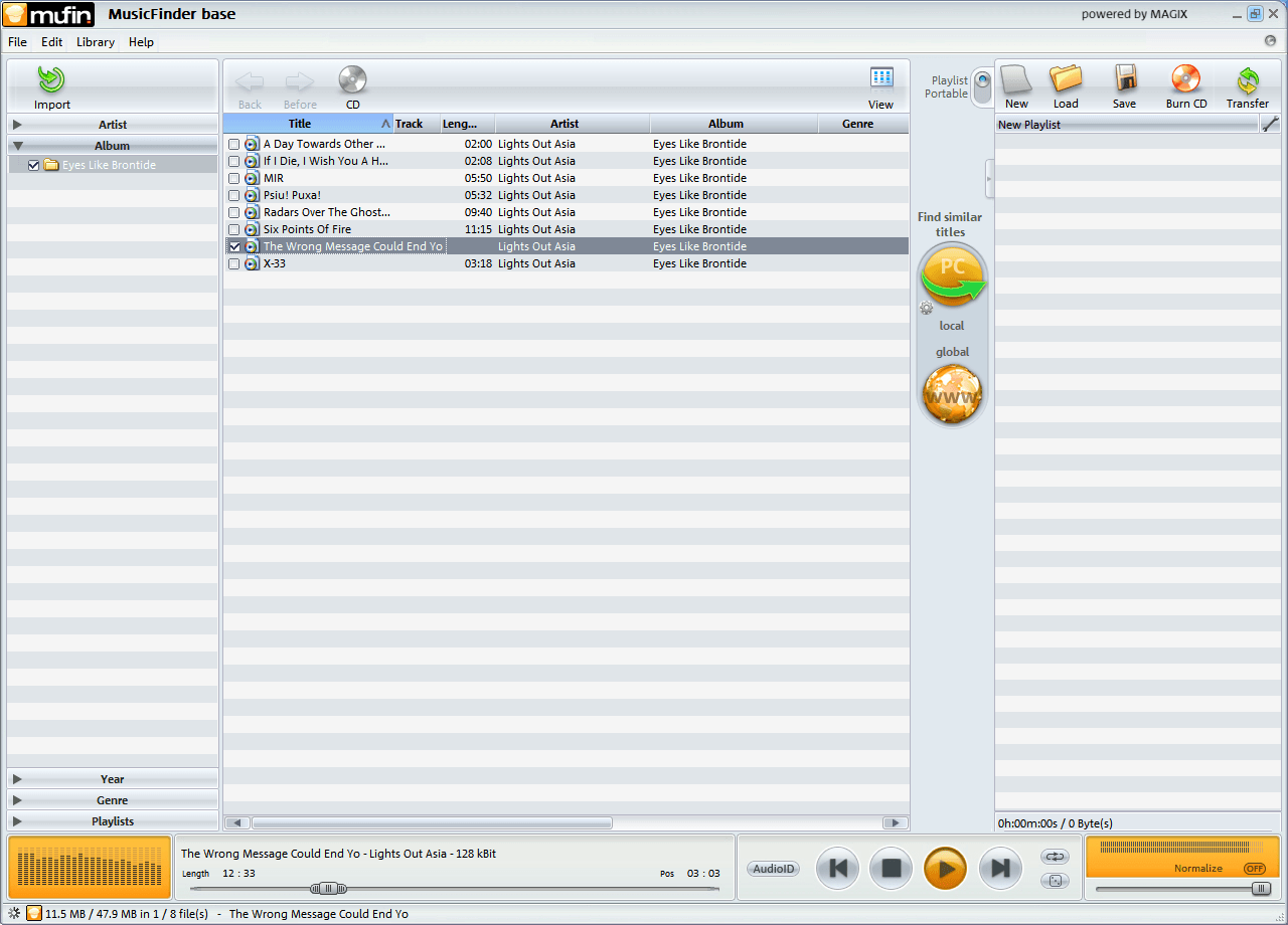 Mufin MusicFinder Base latest version - Get best Windows software