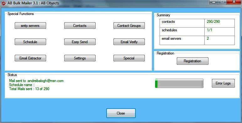 ABBulkMailer - Screenshot #7