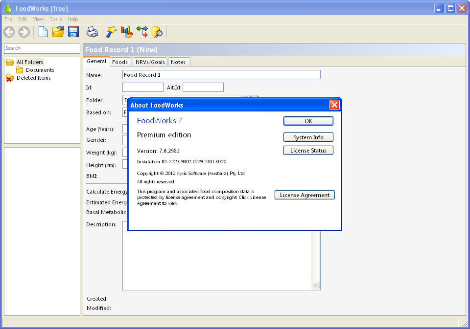 Foodworks - Screenshot #1
