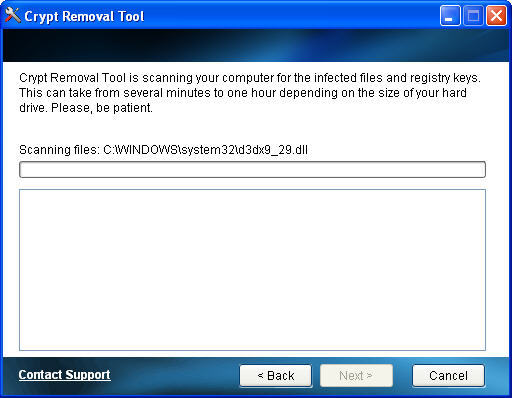 Crypt Removal Tool - Screenshot #1