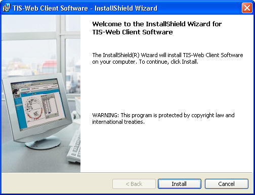 TIS-Web Client Software - Screenshot #2