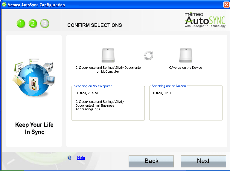 Memeo AutoSync - Screenshot #4