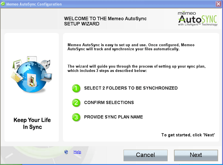 Memeo AutoSync - Screenshot #3