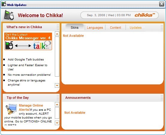 chikka text messenger sign up