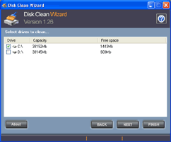 Disk CleanUp Wizard - Screenshot #2