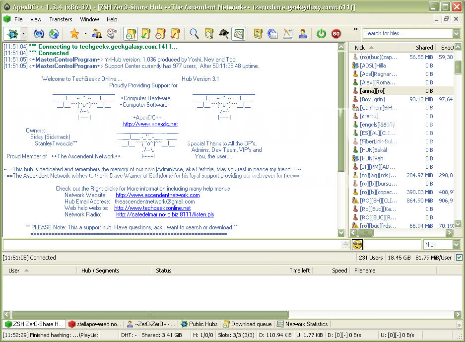 ApexDC++ - Screenshot #4