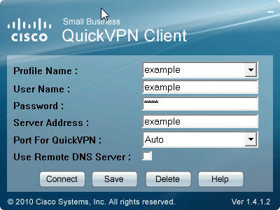 QuickVPN - Screenshot #1