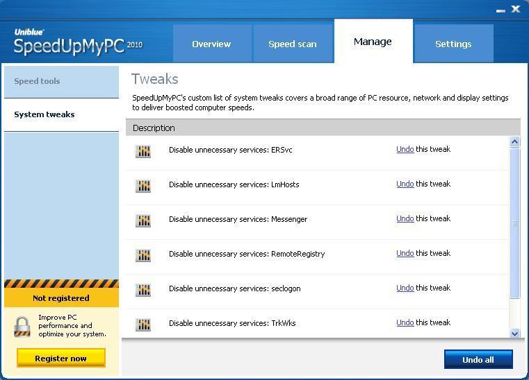 SpeedUpMyPC - Screenshot #13