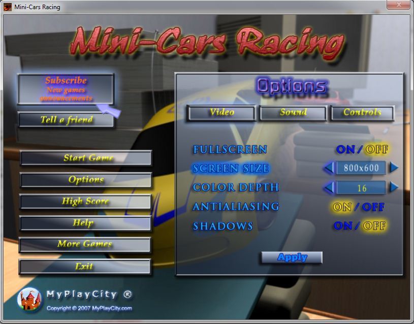 Mini-Cars Racing download for free - SoftDeluxe