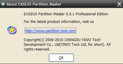 EASEUS Partition Master Professional Edition - Screenshot #6