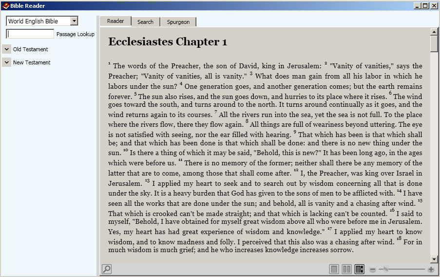 Free Bible Reader - Screenshot #3