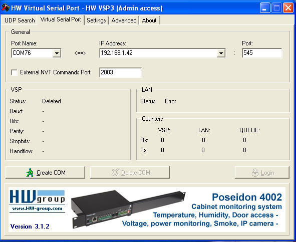 HW Virtual Serial Port Single - Screenshot #1