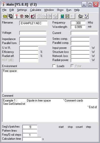 4nec2 - Screenshot #1