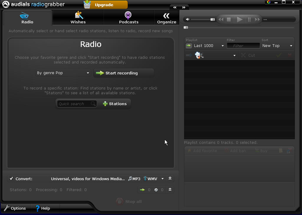 Radiograbber - Screenshot #1