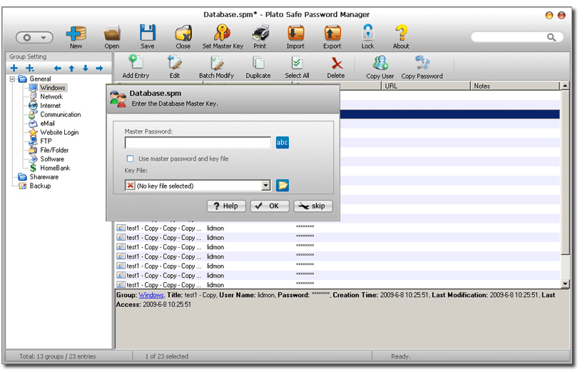 Plato Safe Password Manager - Screenshot #4