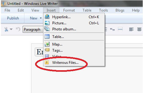 Writerous - Screenshot #1